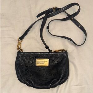 Marc Jacobs Black Leather Crossbody Bag
